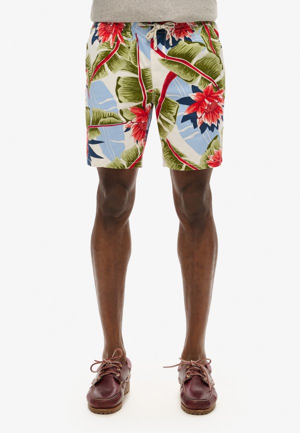 Badeshorts - optic banana leaf