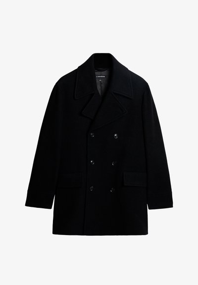 J.LINDEBERG ARNO DOUBLE BREASTED - Kort kappa / rock - black
