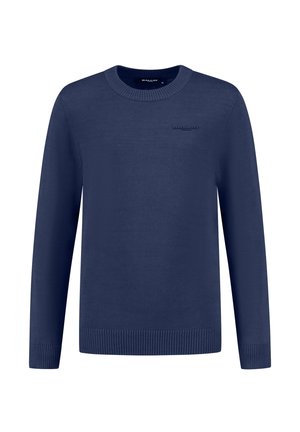 REGULAR FIT CREWNECK - Trui - navy