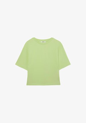 Stradivarius, JAPANESE SHORT SLEEVE T-SHIRT 07063630 - T-shirt basique - green