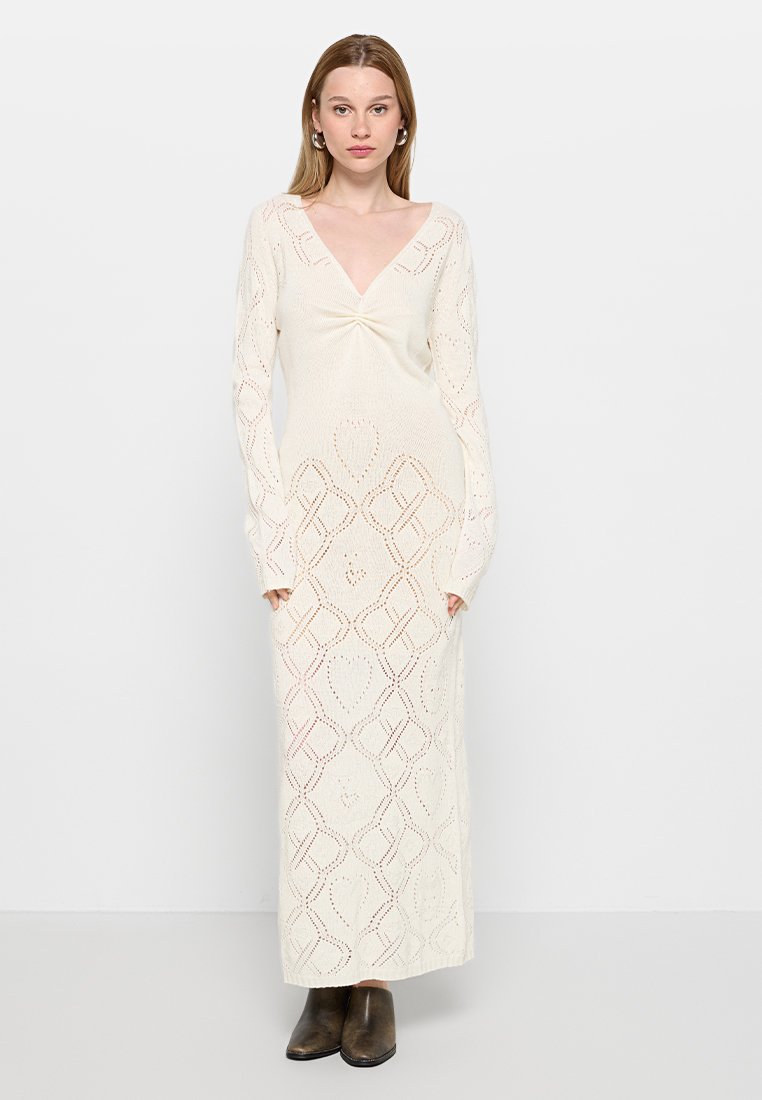 TWINSET Maxi-jurk crème