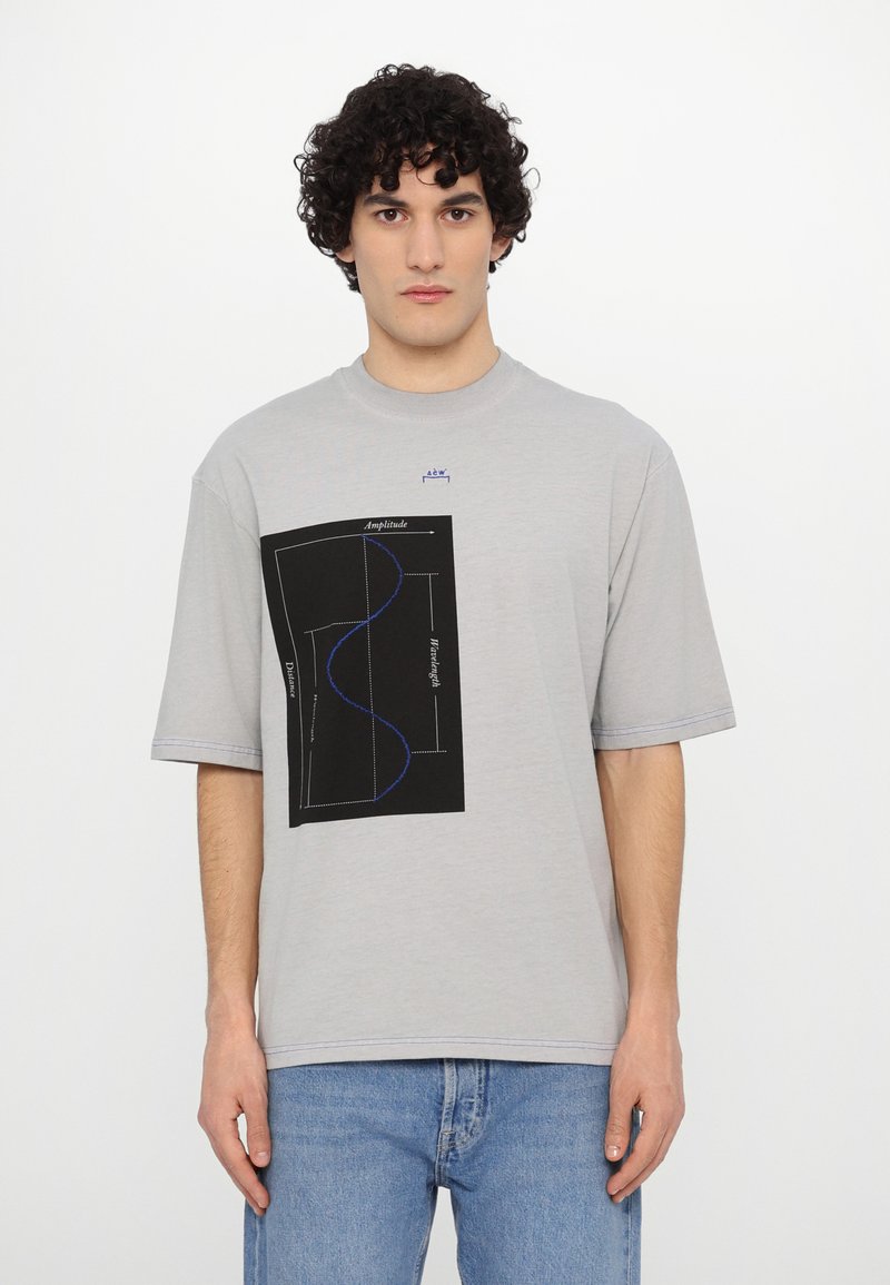 A-COLD-WALL* - WAVEFORM - T-Shirt print - grey stone, Vergrößern