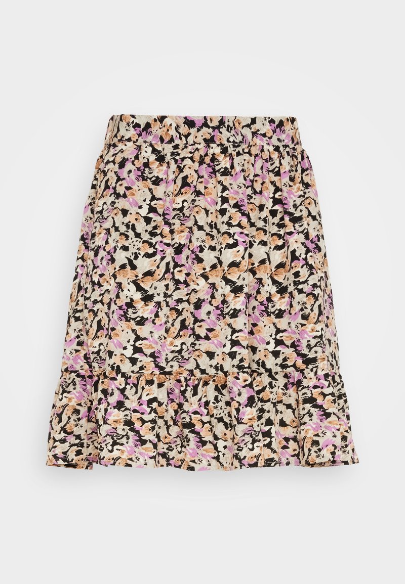 Pieces A-lijn rok zwart Pieces A-lijn rok zwart