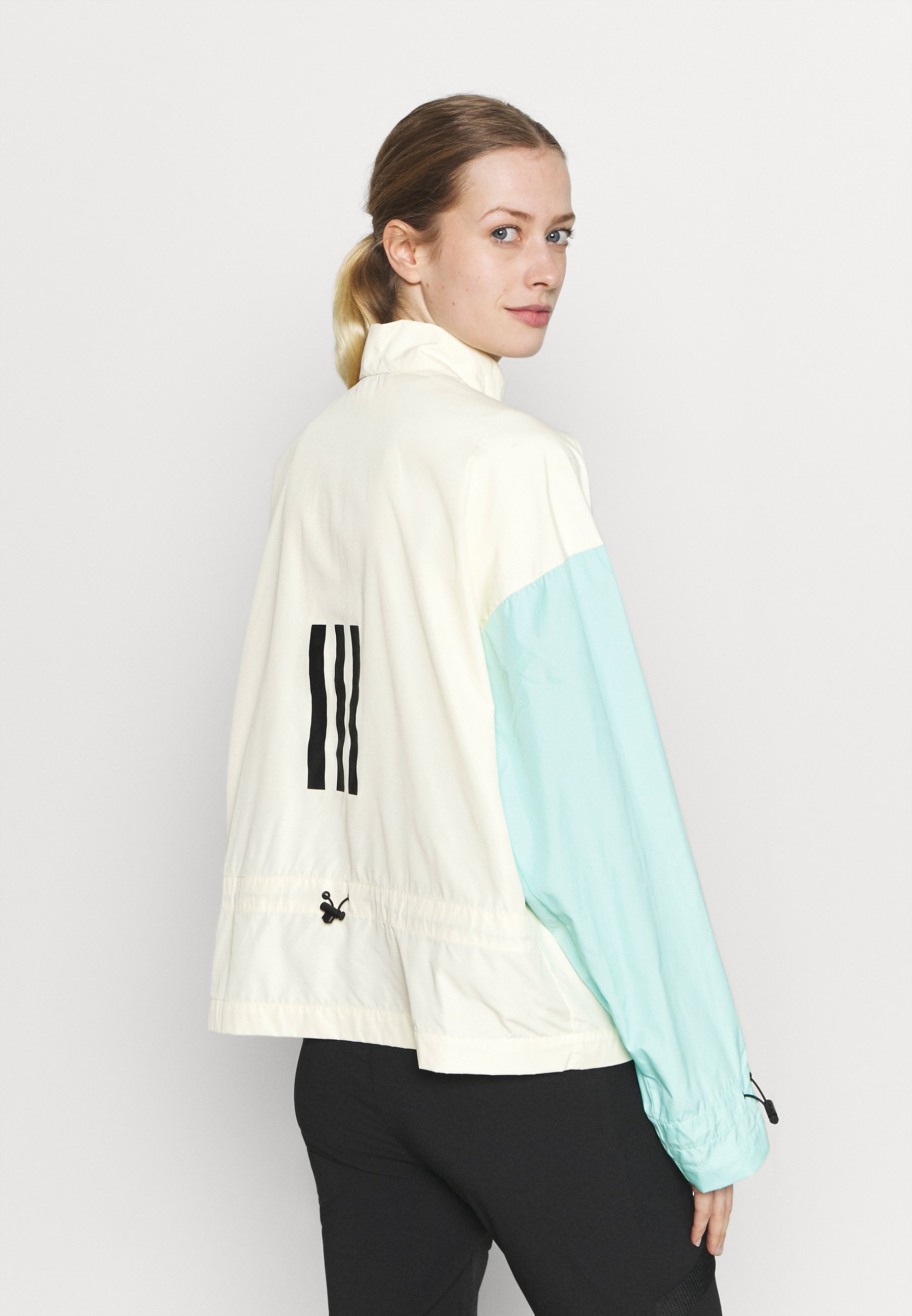clear off white jacket
