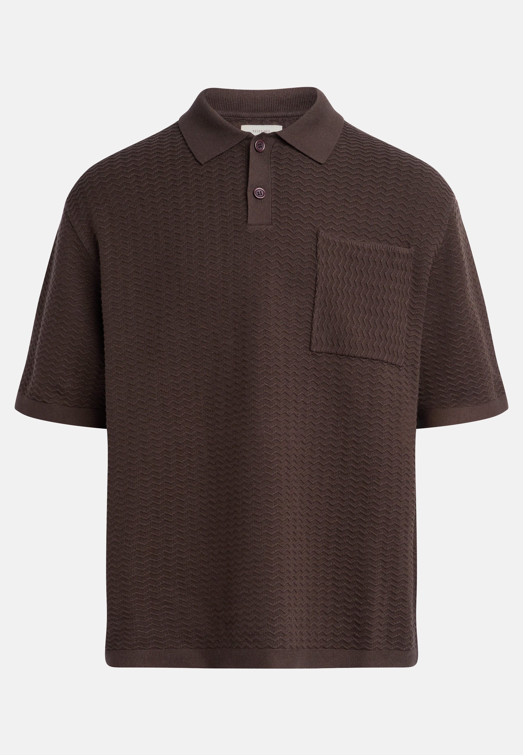 Redefined Rebel FERNANDO BOXY FIT - Polo shirt - turkish coffee