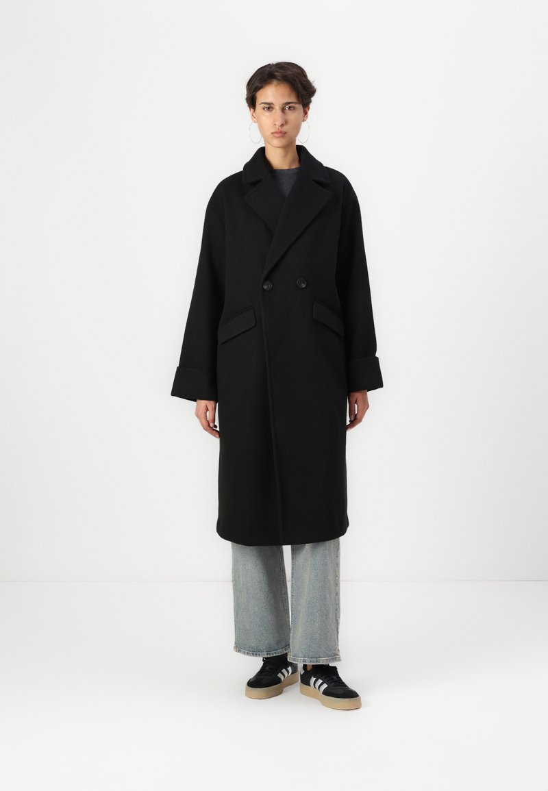 JDY JDYFREJA LONG COAT  - Klasikinis paltas - black