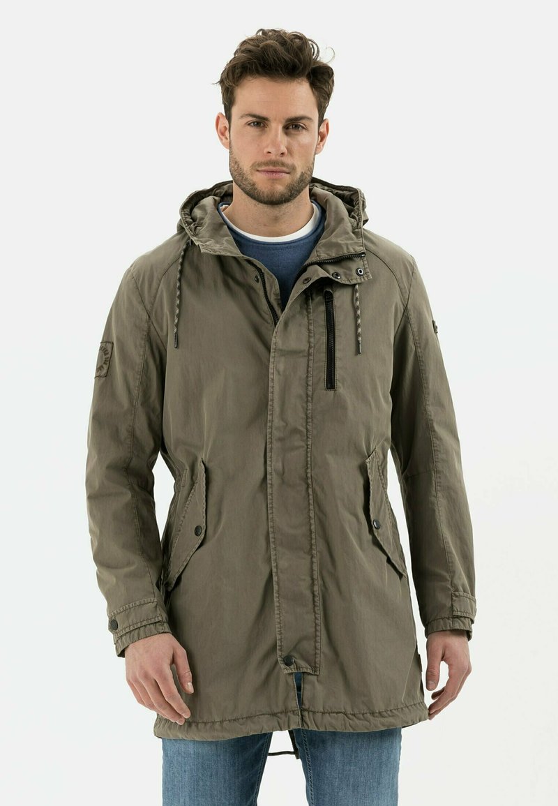 Herren Trenchcoats | camel active AUS EINEM Parka olive brown/oliv - ZO88686 Herren Trenchcoats | camel active AUS EINEM Parka olive brown/oliv - ZO88686