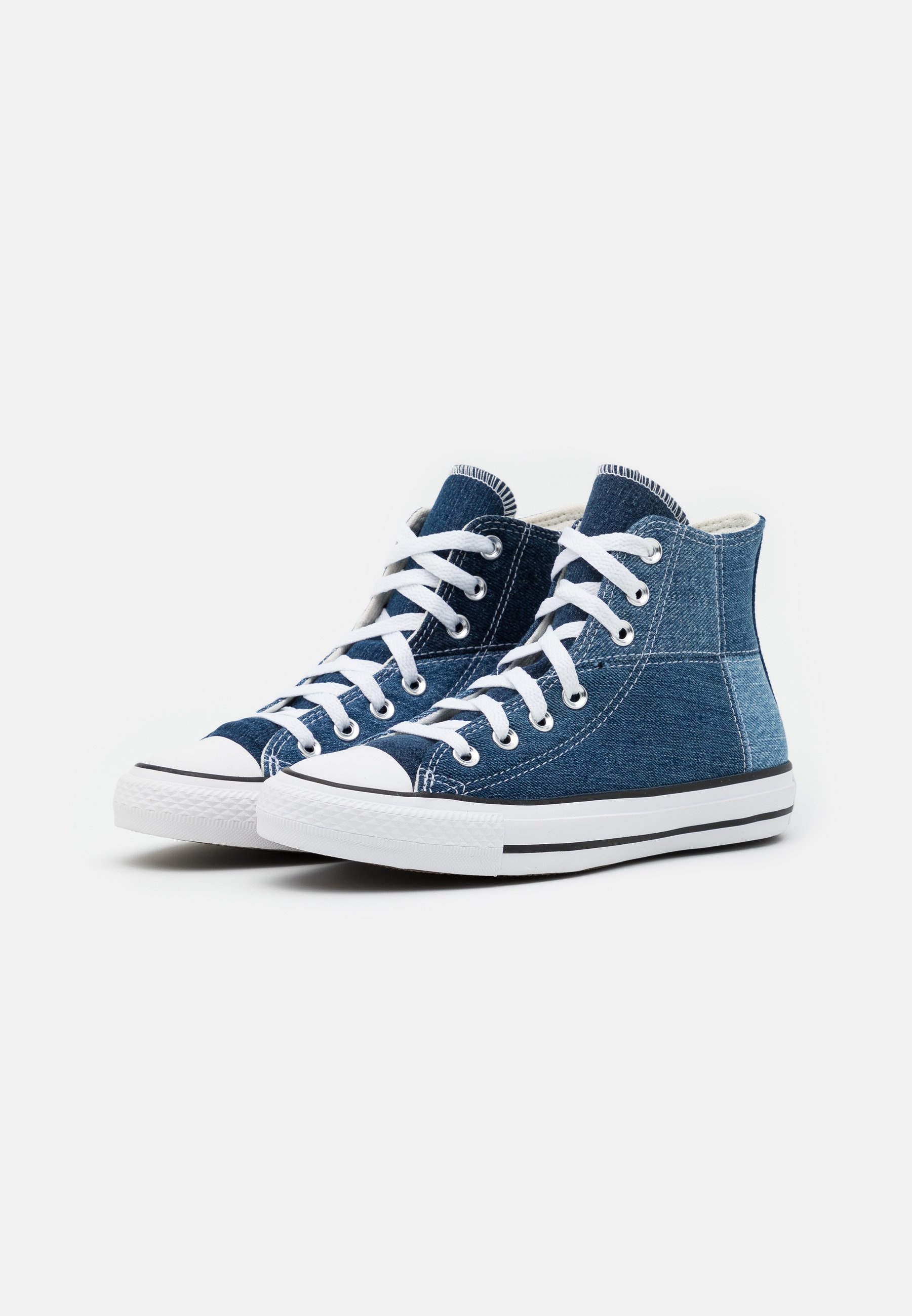 light blue denim converse