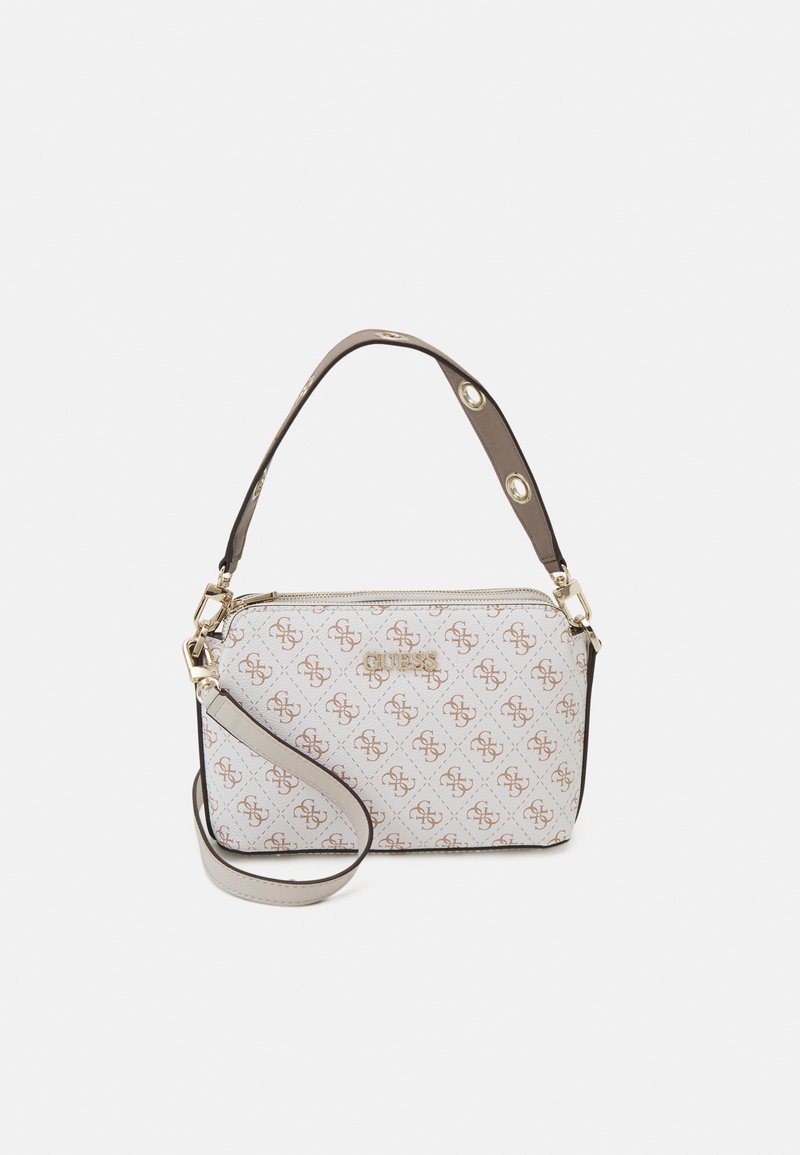 Guess WASHINGTON ZIP CROSSBODY Käekott white multi/valge Zalando.ee