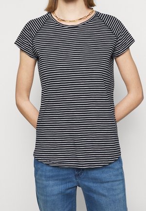 Print T-shirt - dark blue