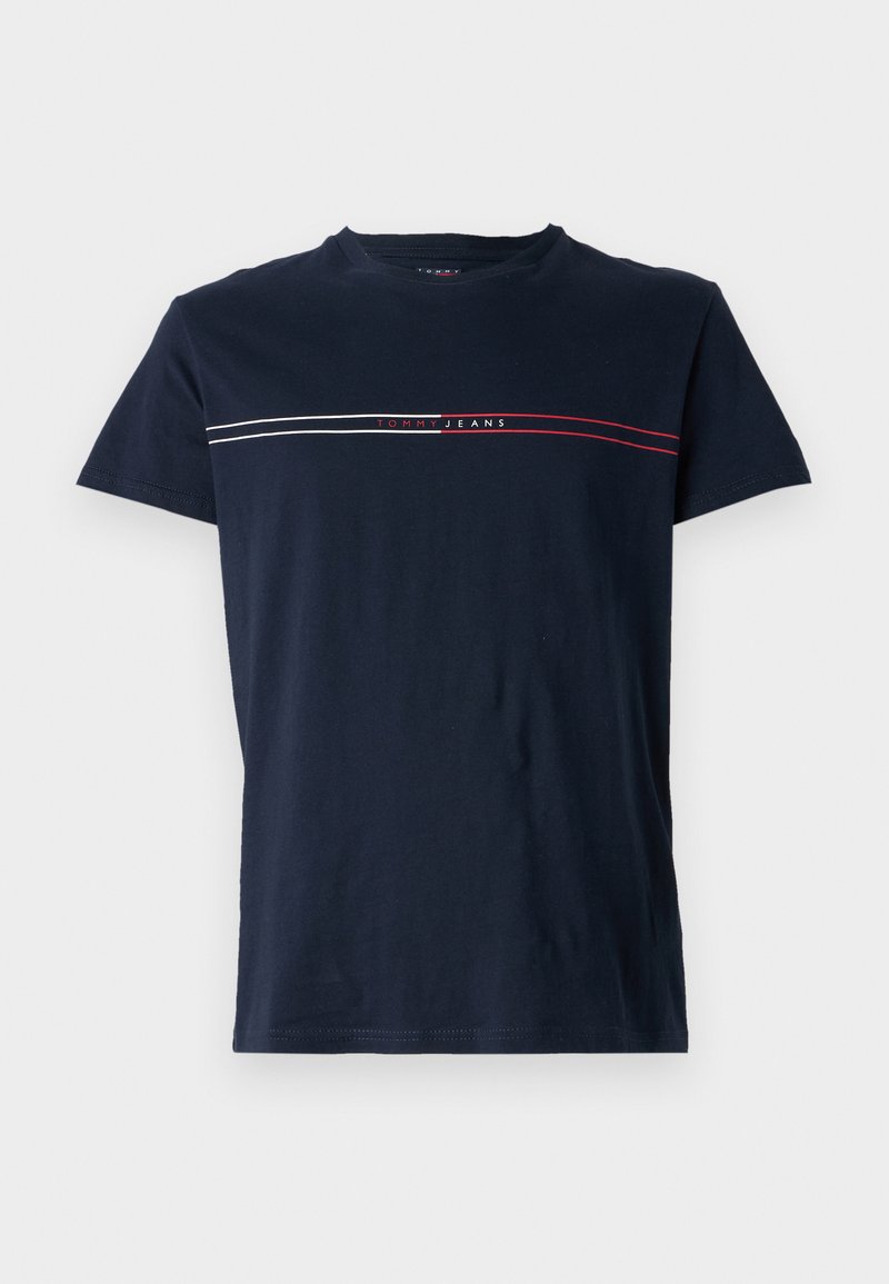 Tommy Jeans T-shirt print donkerblauw
