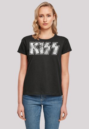 KISS ROCK BAND VINTAGE LOGO - T-Shirt print - schwarz