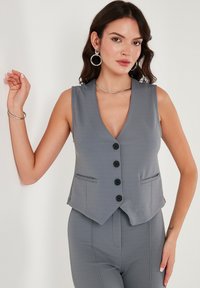 LELA SLIM FIT - Liemenė - grey