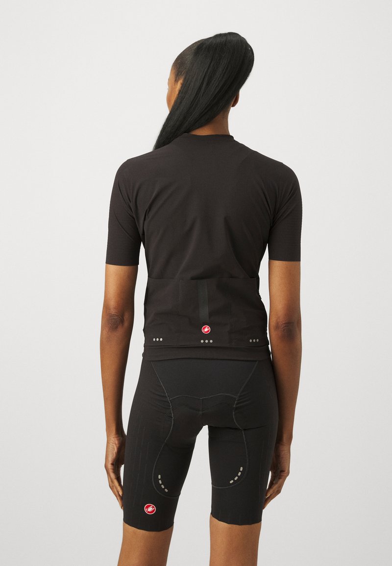 Maglia Ciclismo Castelli Premio Nera &ndash; Manica Corta, Traspirante, Leggera, Made In Italy