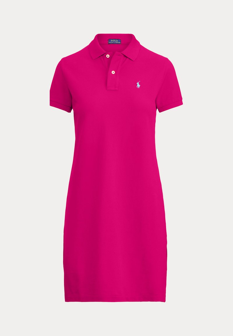 Polo Ralph Lauren SHORT SLEEVE CASUAL DRESS - Day dress - pink sky/pink -  Zalando.co.uk
