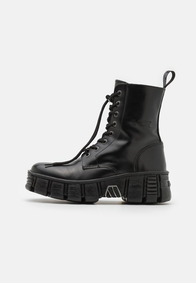 Herren Schnürboots | New Rock Schnürstiefelette black/schwarz - RU08172 Herren Schnürboots | New Rock Schnürstiefelette black/schwarz - RU08172