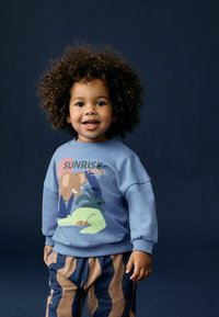 Next LONG SLEEVE AND SET - Trainingsanzug - blue safari