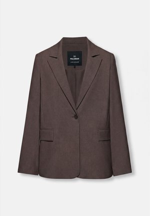 PULL&BEAR, BASIC - BLAZER - Blazer - brown