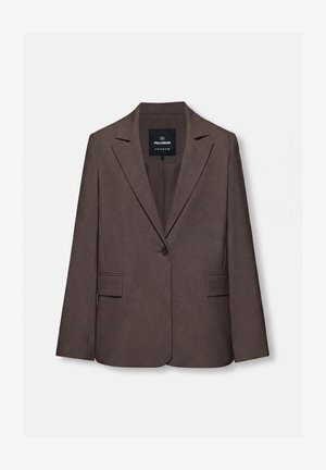 PULL&BEAR, BASIC - BLAZER - Blazer - brown