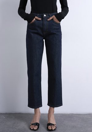 KARLA  - Jeans straight leg - dark blue denim detail:indigo rinse