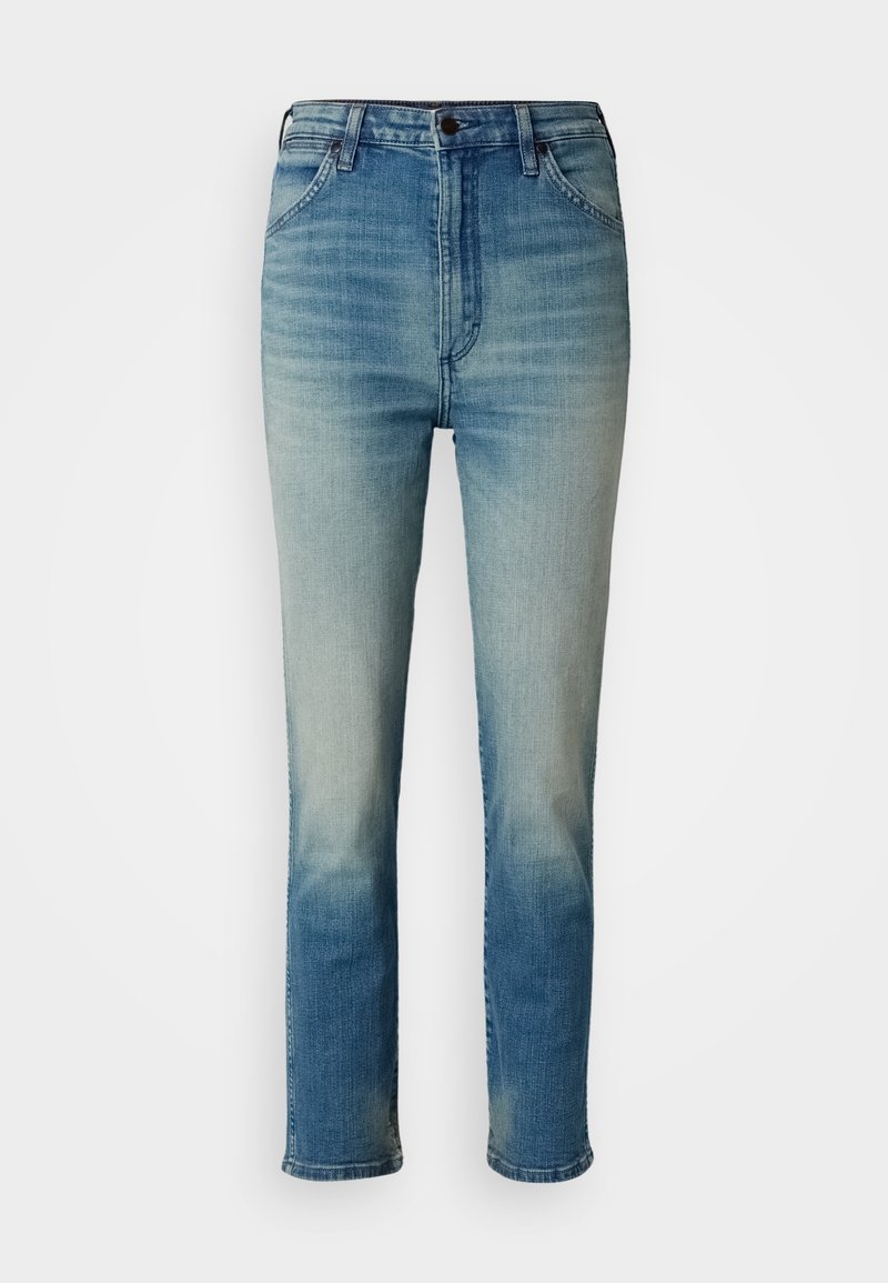 Wrangler Straight leg jeans donkerblauw denim