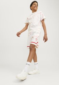 Jack & Jones Performance JJKEY SPORTY RELAXED  - Treningo apatinė dalis - white