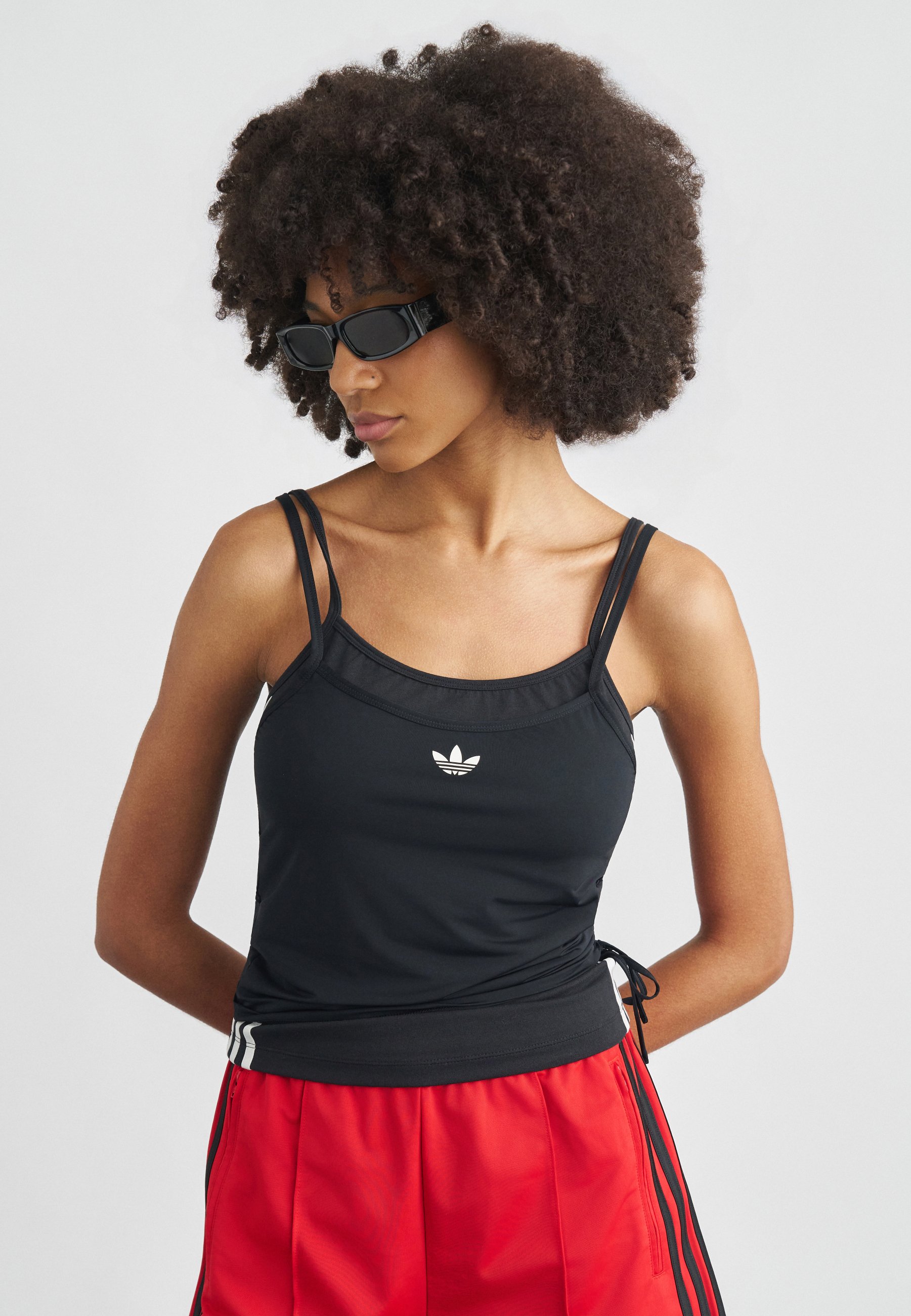 adidas Originals LAYERED TANK - Top - black - Zalando.ie