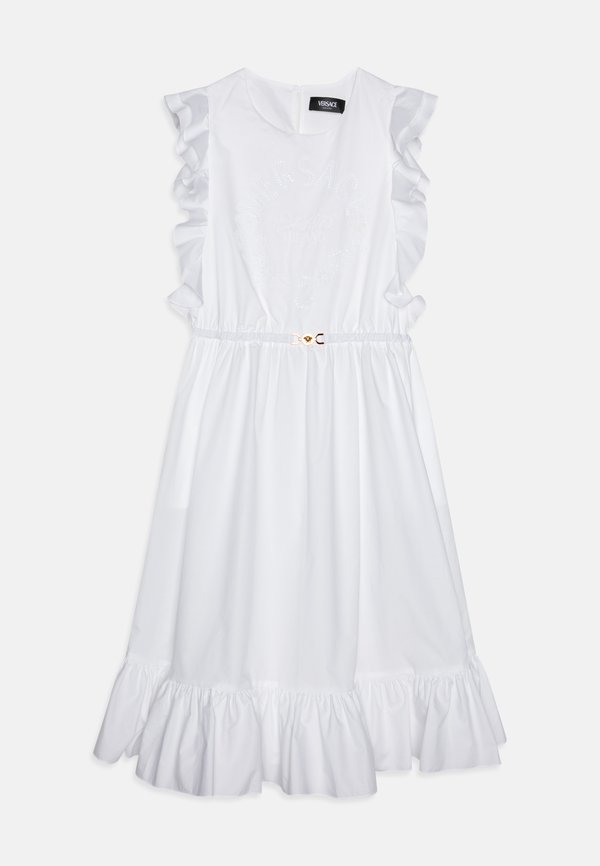 DRESS POPLIN LOGO EST MILANO A JOUR EMBROIDERY - Cocktail dress / Party dress