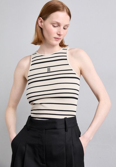 By Malene Birger AMANIAS - Top - black/white
