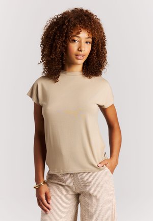 PRTAGNES - T-shirt basic - bamboobeige