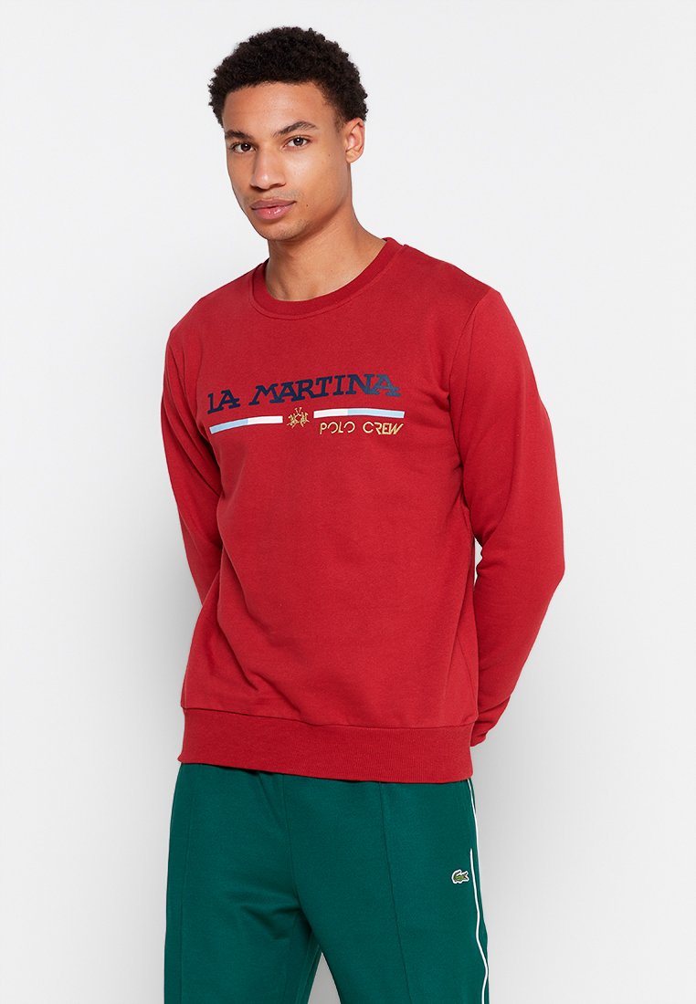 LA MARTINA Sweater rood LA MARTINA Sweater rood