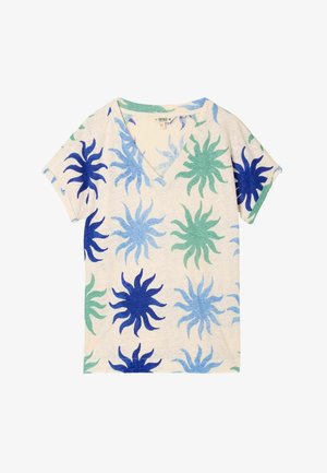FatFace, T-shirt basic - ivory sun tile