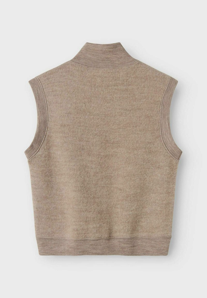 Ecru Zara Cable Knit Vest Cable Knit Zara Cloud Sweater Vest