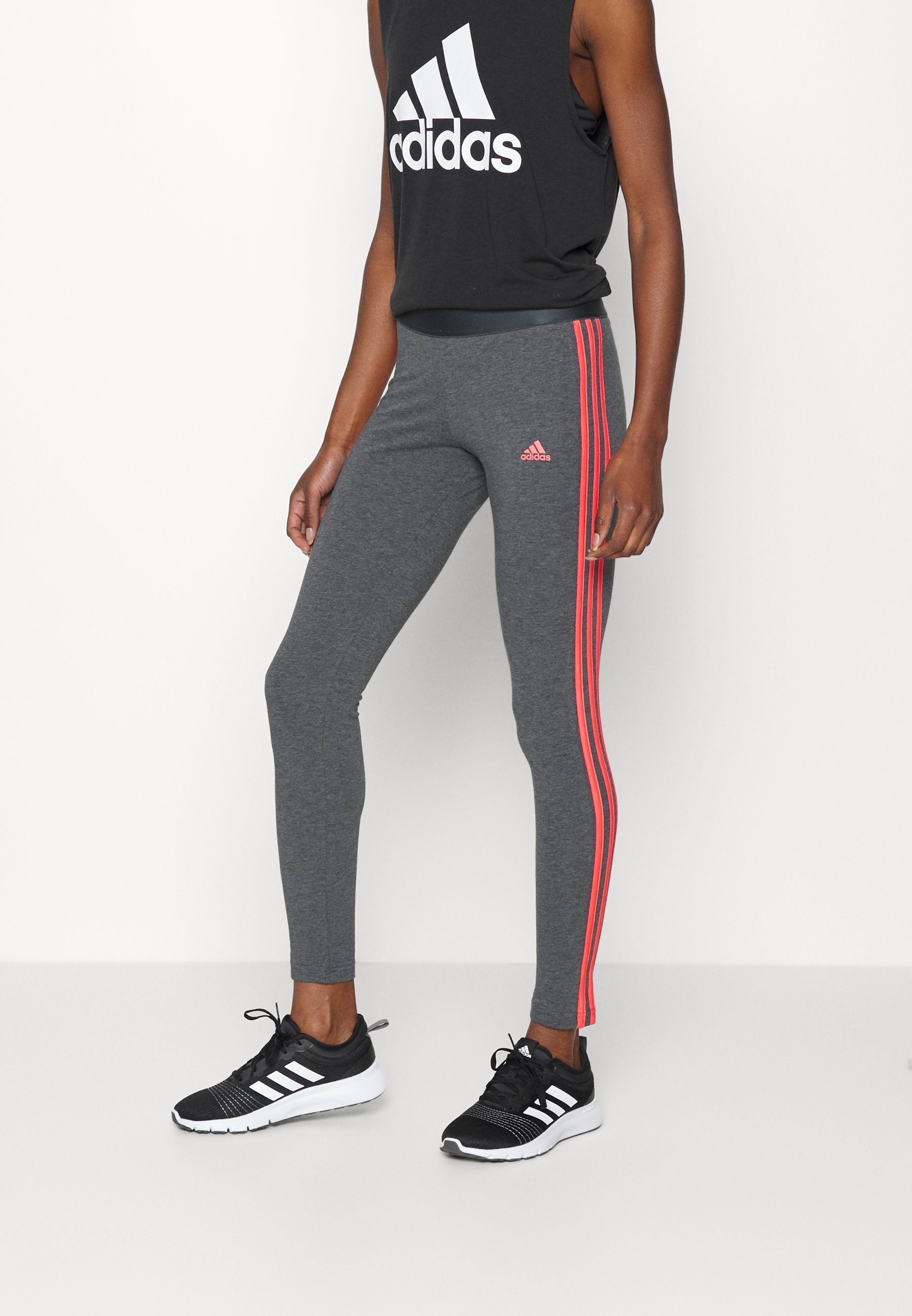 adidas Performance LEG - Leggings - dark grey - Zalando.co.uk