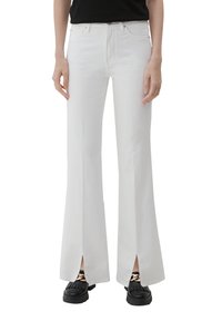 s.Oliver Pantalon classique - weiß