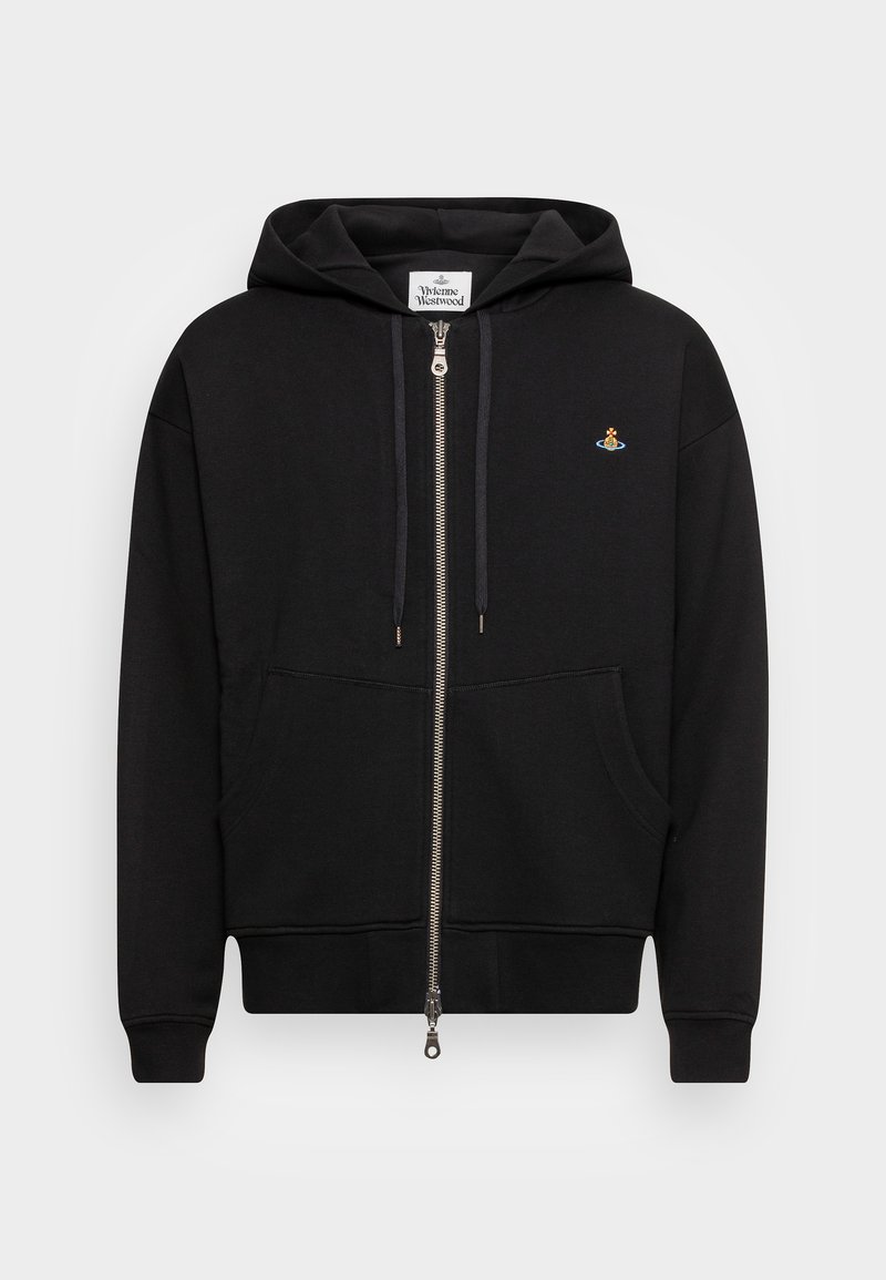 Vivienne Westwood RUGGED ZIP HOODIE UNISEX Zipup sweatshirt black