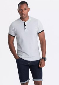 Ombre SET OF 3 - T-shirt basic - light grey black yellow