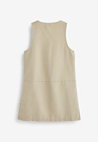 Next ZIP FRONT PINAFORE - Robe de jour - neutral stone