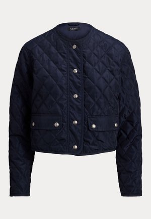 Lauren Ralph Lauren, DIAMOND-QUILTED CROPPED JACKET - Veste mi-saison - navy