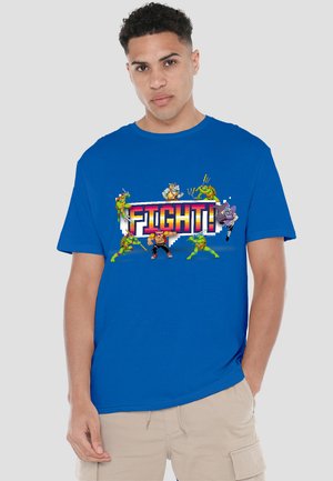 TMNT ARCADE FIGHT - Print T-shirt - royal blue