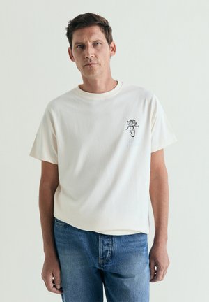Scalpers, TERRASSE TEE - T-shirt imprimé - cream