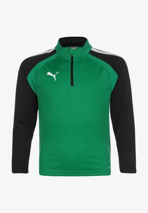 TEAMLIGA - Long sleeved top - pepper green puma black