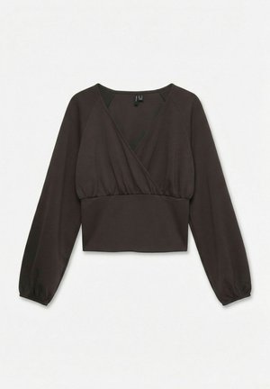 Vero Moda, TOP VMSMILLA TOP - T-shirt à manches longues - chocolate torte