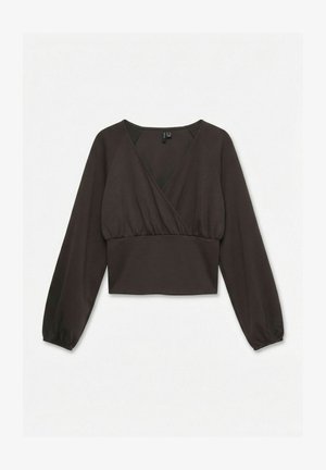 Vero Moda, TOP VMSMILLA TOP - T-shirt à manches longues - chocolate torte