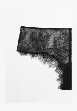 Massimo Dutti, SCALLOPED, czarny