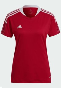 adidas Performance TIRO21 TR JERSEY W - Nyomott mintás póló - team power red