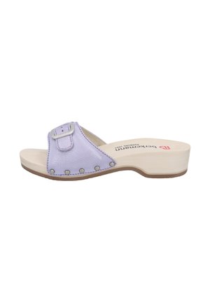 Pantolette hoch - blau