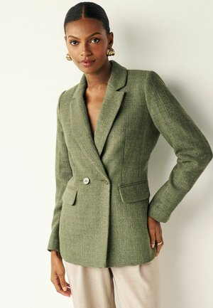 Next Pitkä takki - sage green