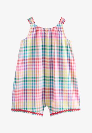 Next, REGULAR FIT - GINGHAM PLAYSUIT . - Combinaison - rainbow