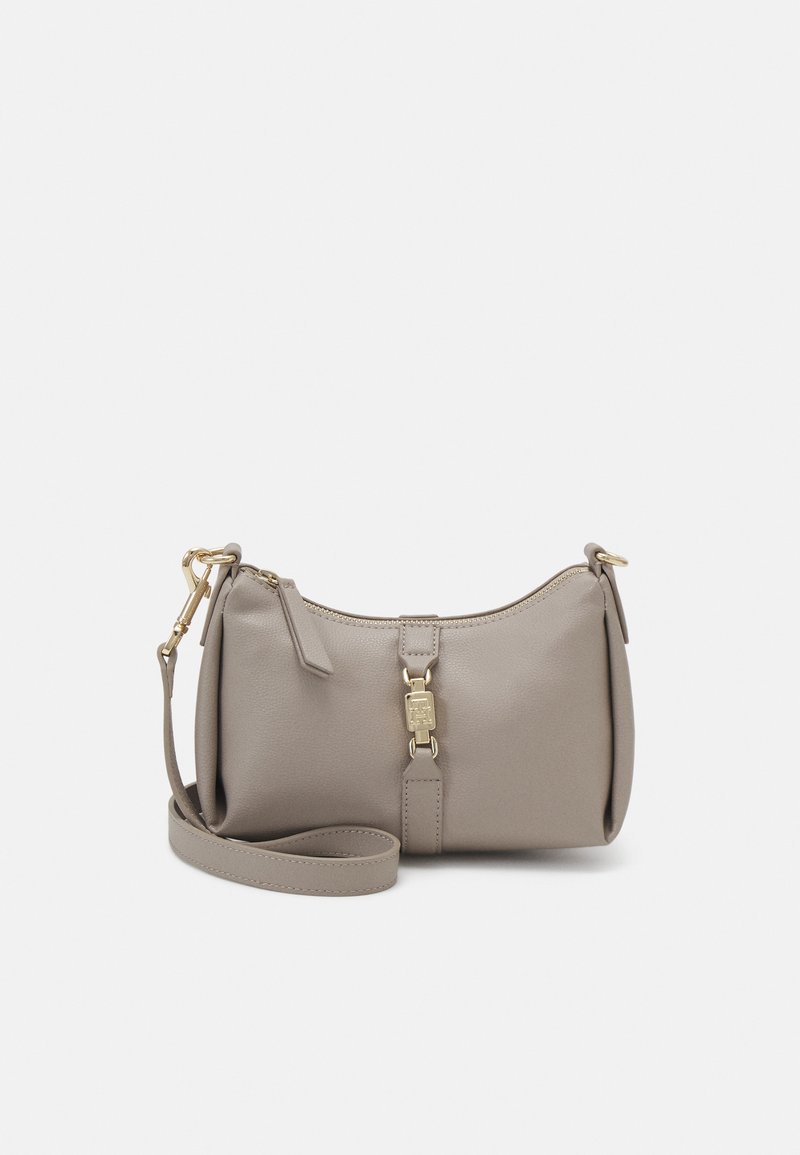 Tommy Hilfiger FEMININE CROSSOVER - Skuldertasker - smooth taupe